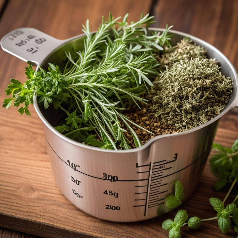 measuring cups for herbalism