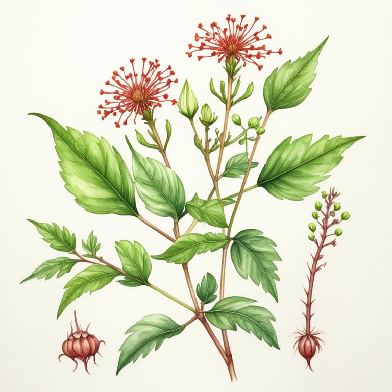 barosma betulina botanical illustration