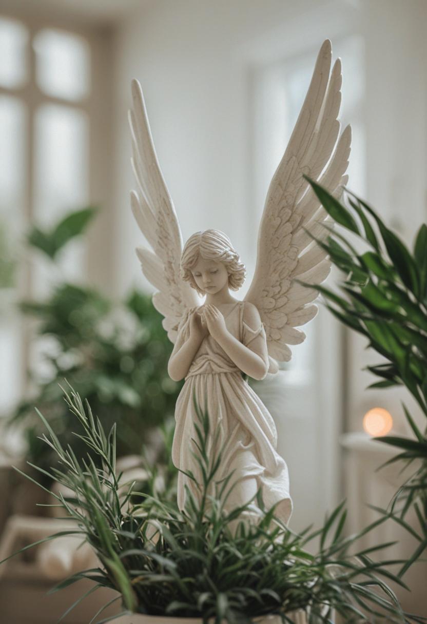 Ethereal plants with angelic grace.