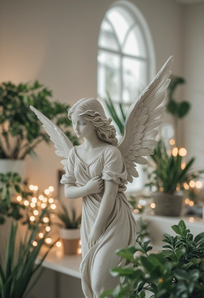 Ethereal plants with angelic grace.