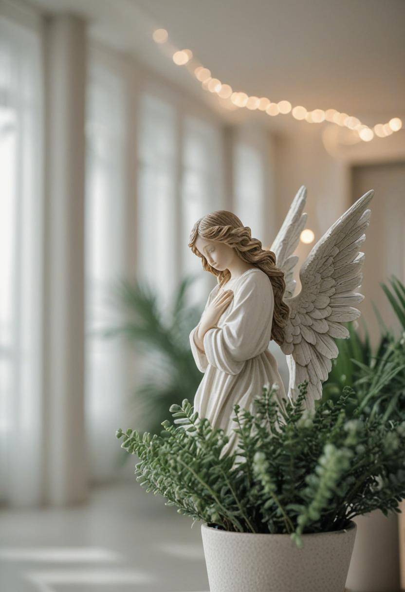 Ethereal plants with angelic grace.