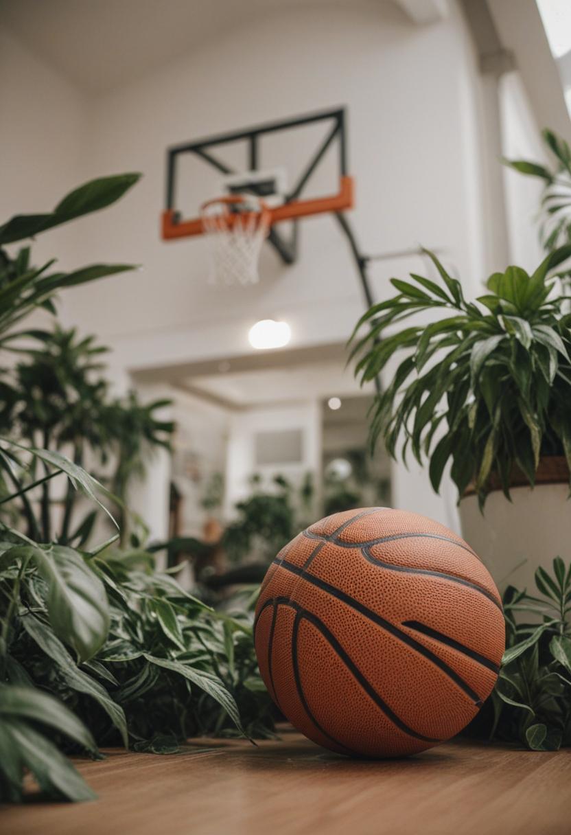 Basketball-themed plants with bold, athletic vibes.