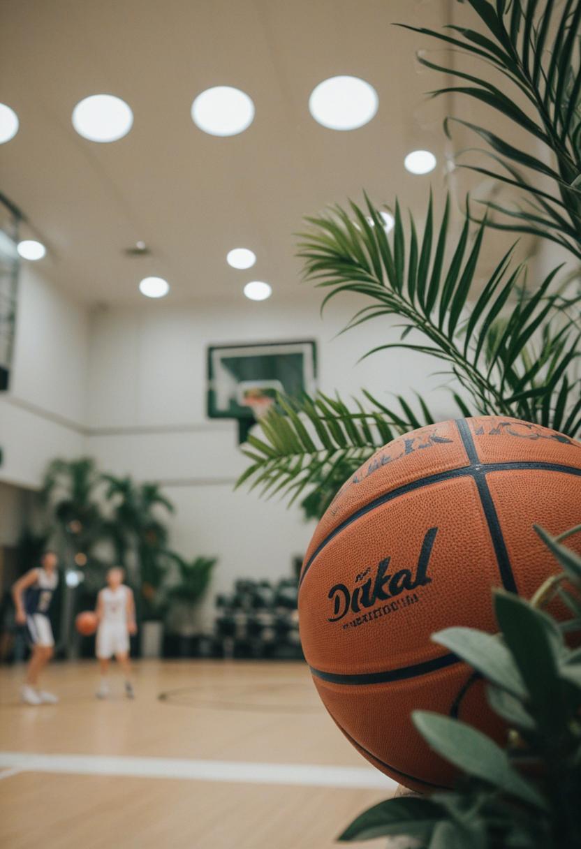 Basketball-themed plant vibes.