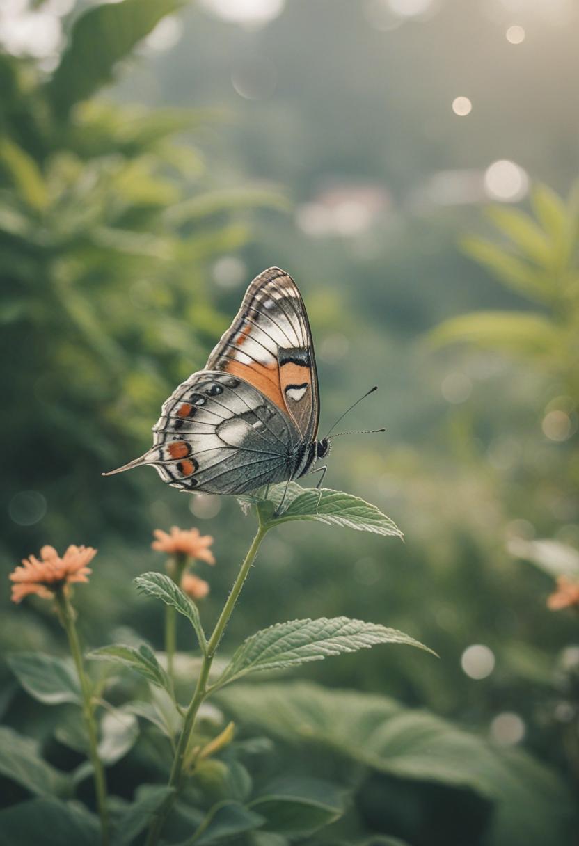 Ethereal plants with butterfly vibes.