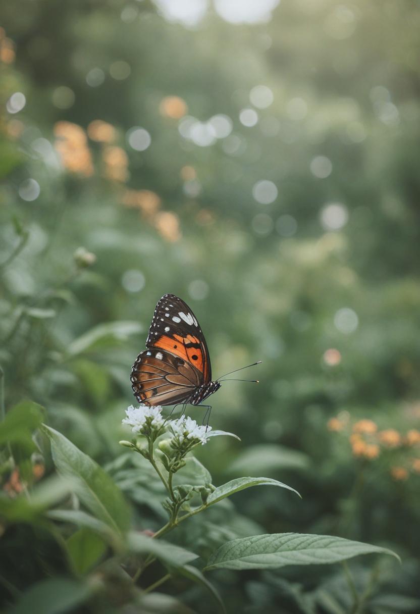 Butterfly-inspired plants in soft, dreamy hues.