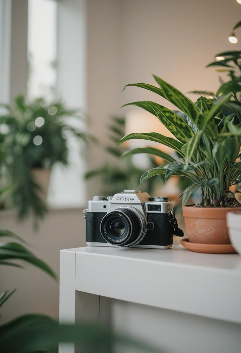Ethereal plants captured with a cinematic camera style.