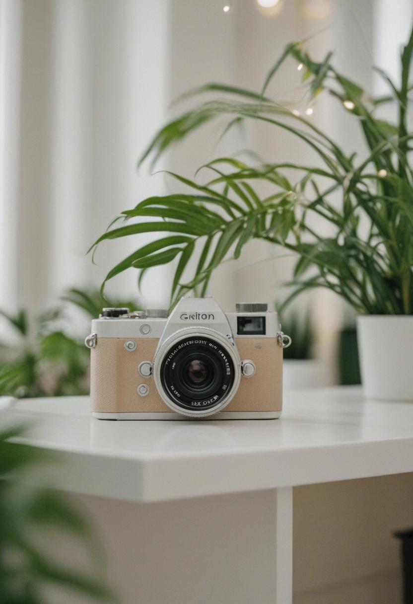 Ethereal plants captured with a camera aesthetic.