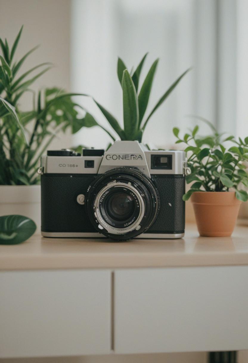 Ethereal plants captured with a camera aesthetic.