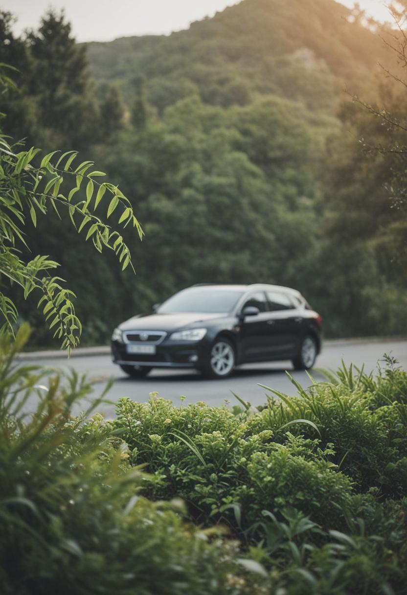 Stylish plants with a modern car-inspired look.