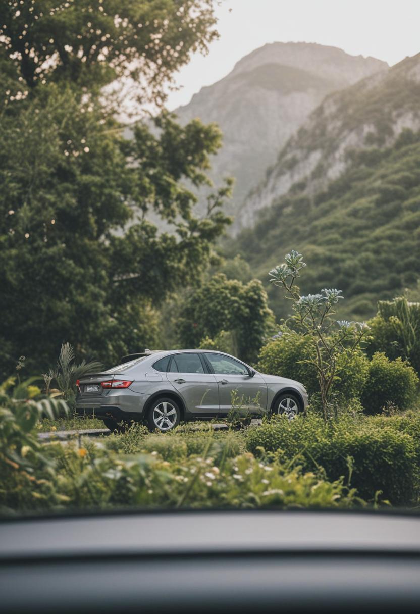 Stylish car-themed plant design with modern flair.