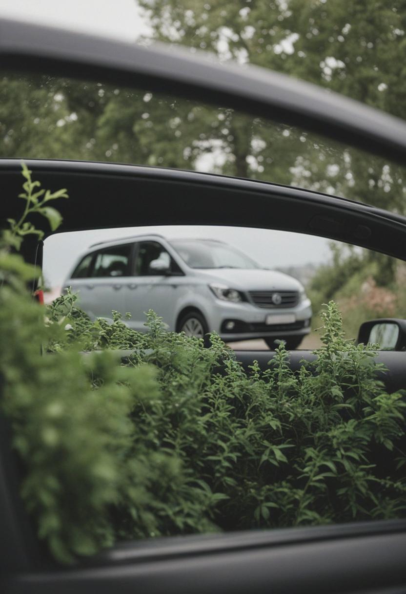 Stylish car-inspired plant with vehicle design flair.