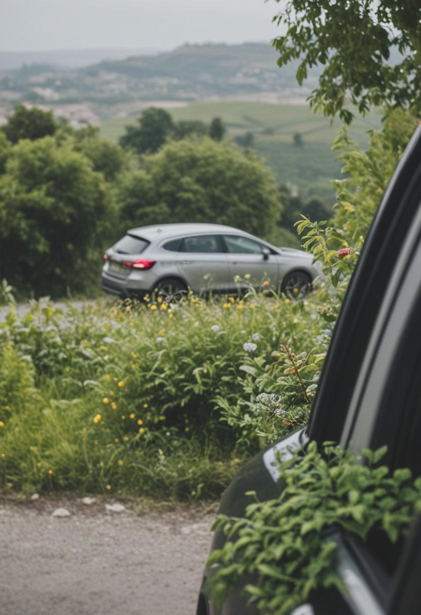 Green plants with car-inspired design.