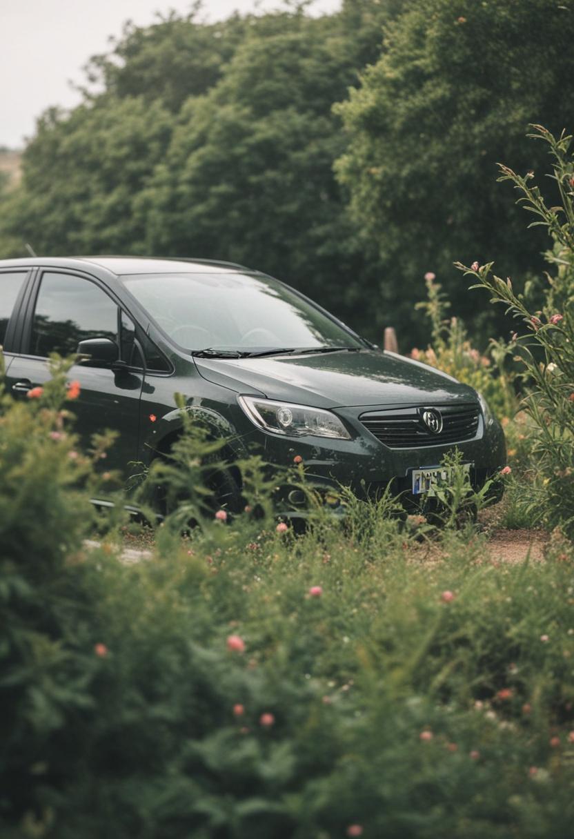 Stylish car-inspired plant design.