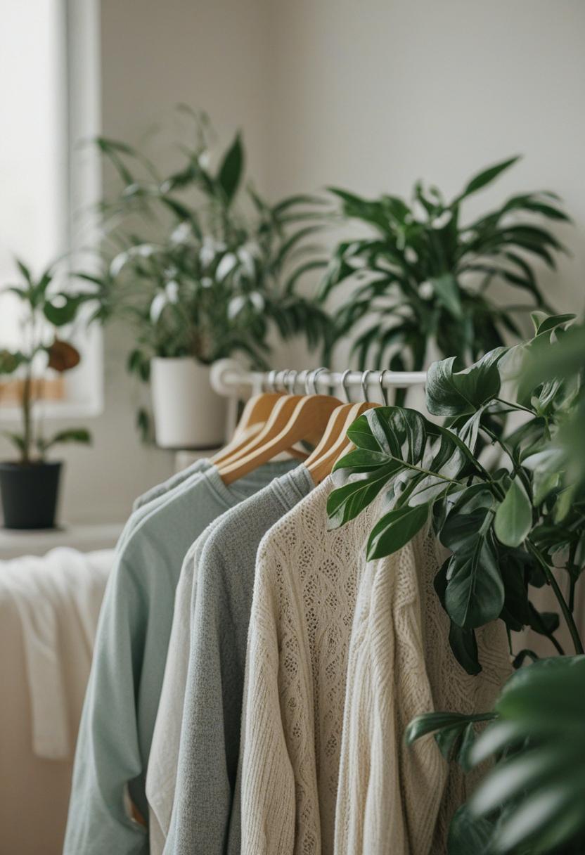 Elegant plant-inspired fashion with a natural vibe.