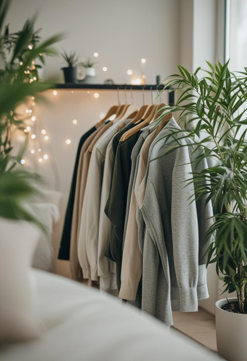 Elegant plant-inspired fashion with a bohemian vibe.