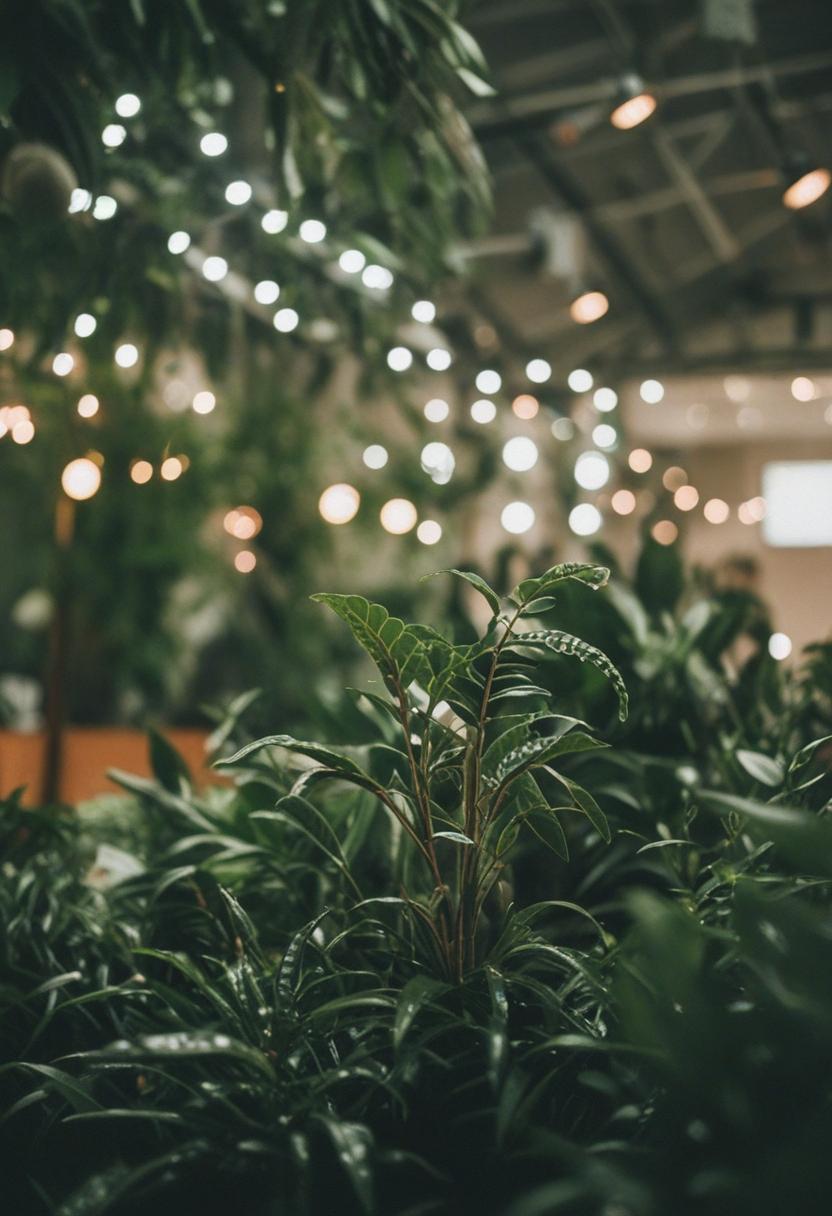 Ethereal plants in a concert-inspired vibe.