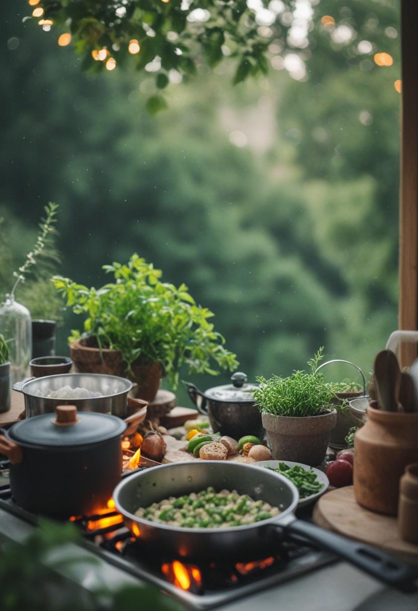 Culinary-themed plants for a cozy kitchen decor.