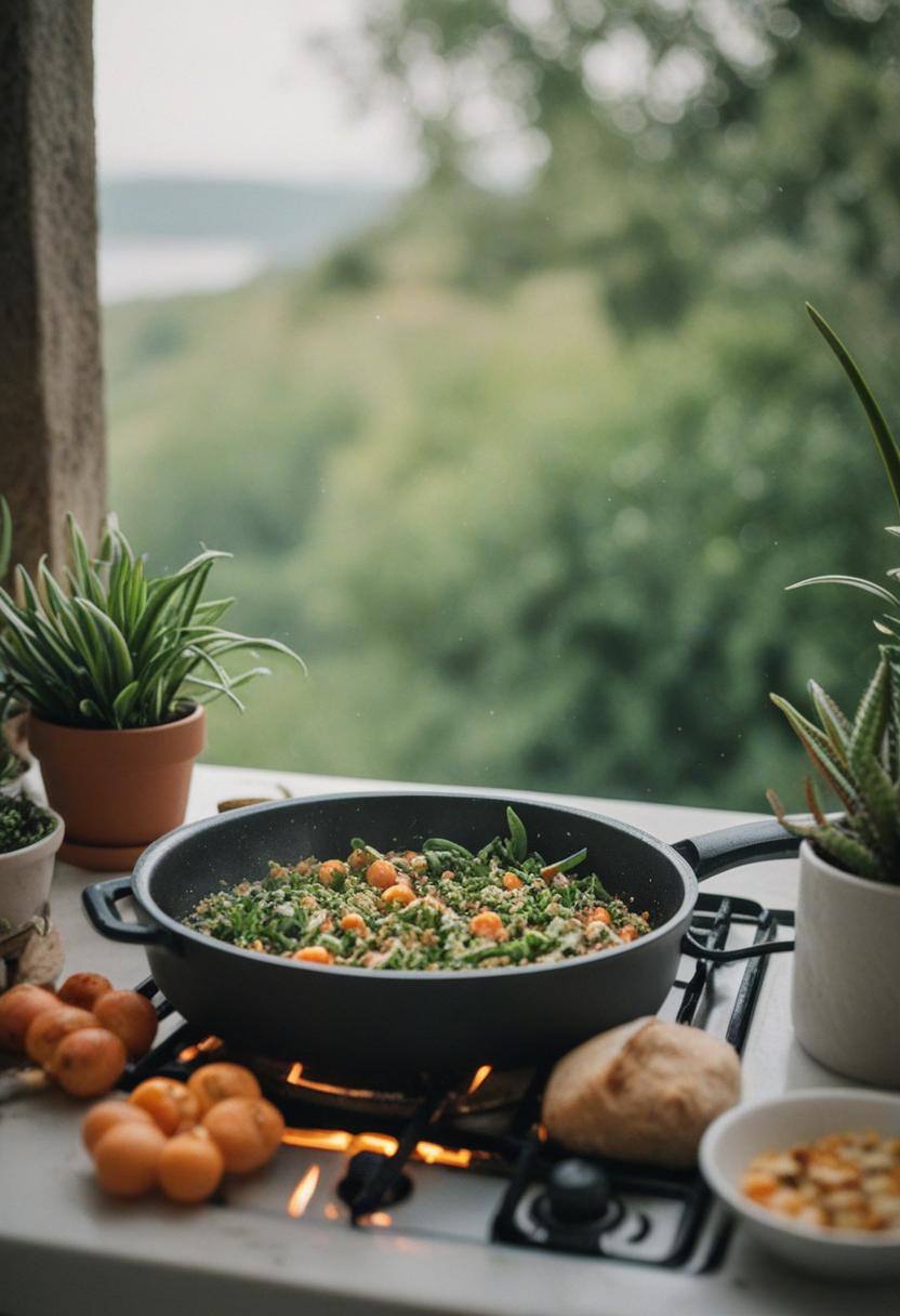 Culinary plants in a stylish cooking aesthetic.