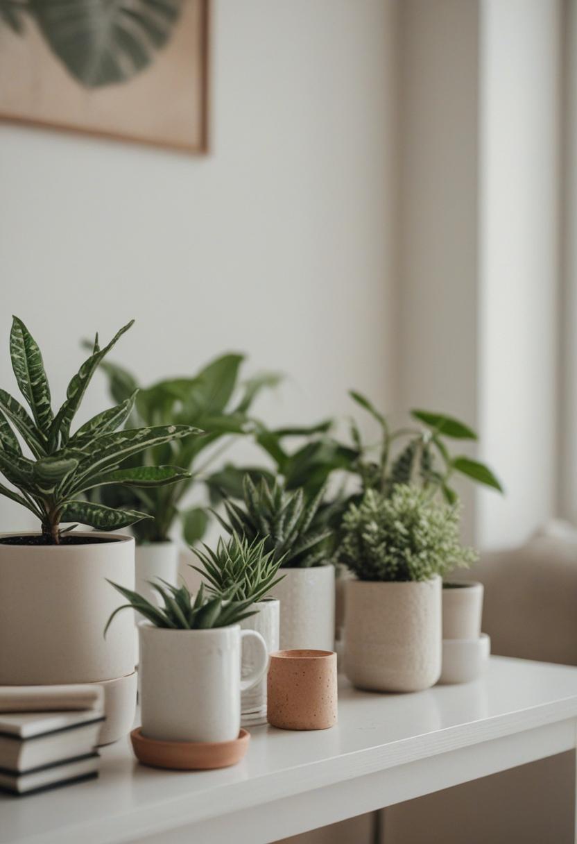 Elegant plant decor for a fresh, nature-inspired space.