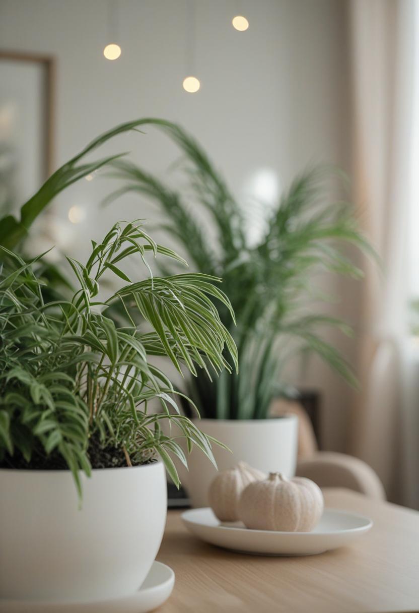 Elegant plant arrangement for a serene decor aesthetic.