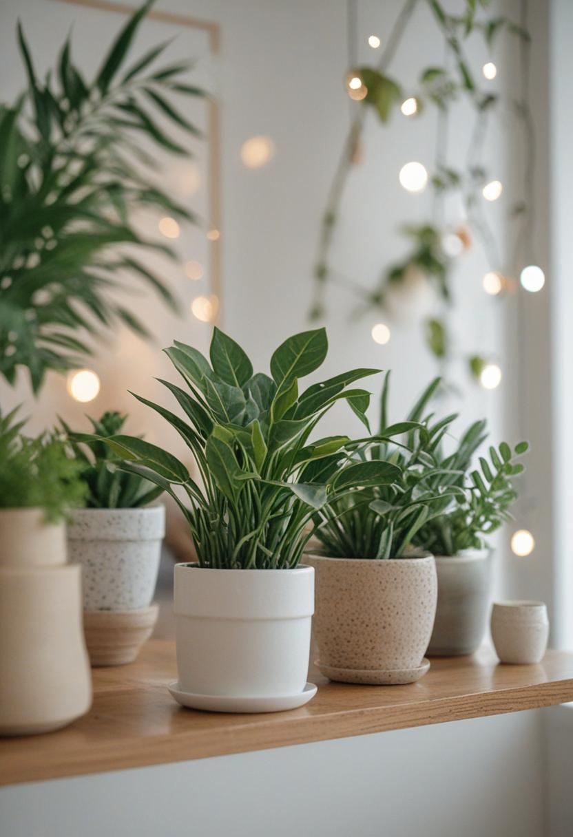 Elegant plant decor for a serene, stylish space.