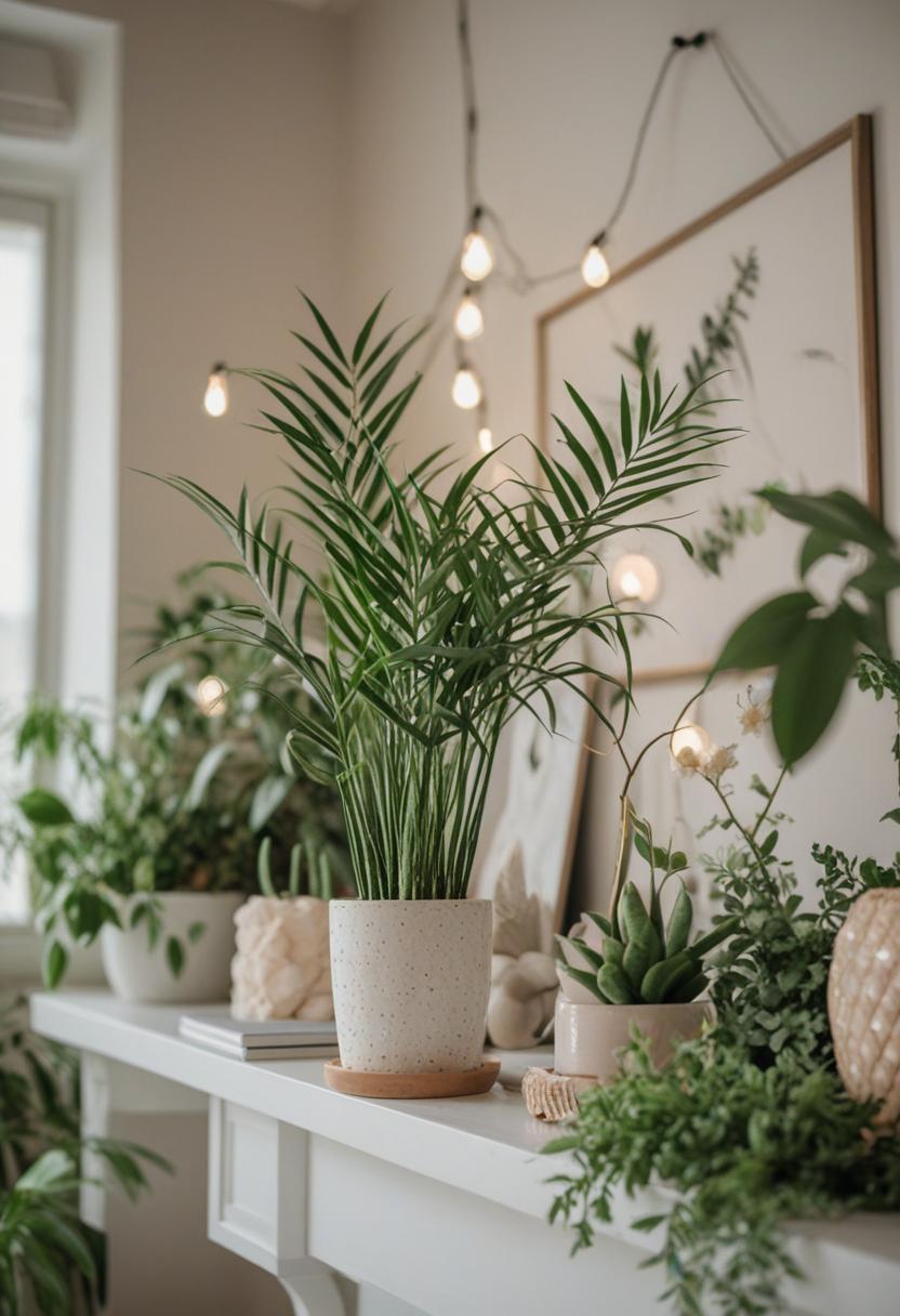 Elegant plant decor for a serene, stylish space.