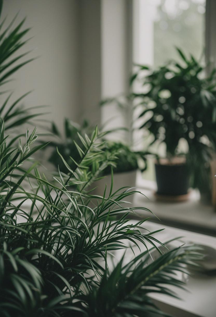 Mysterious plants in an emo-inspired, dark, artistic setting.