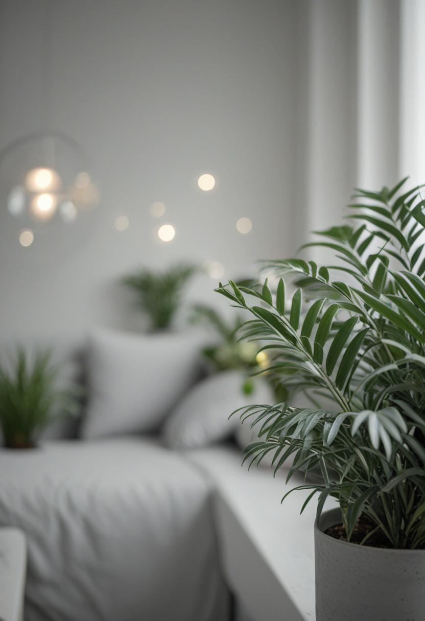 Ethereal grey plants in a minimalist, muted aesthetic.