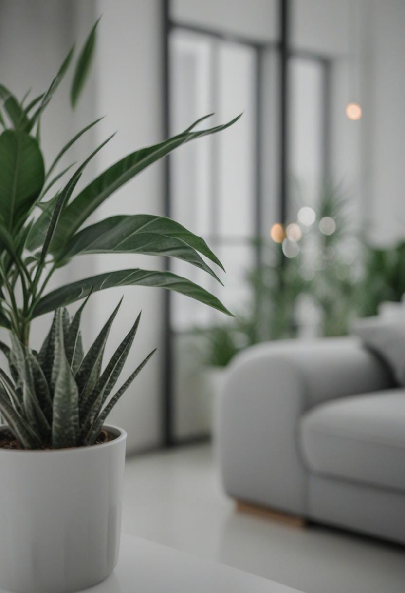 Ethereal grey plants in a minimalist, muted aesthetic.