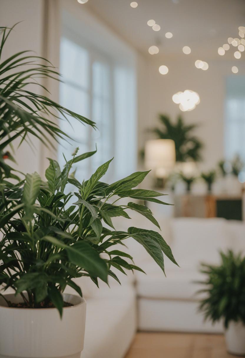 Vibrant plants add lively decor to a party vibe.