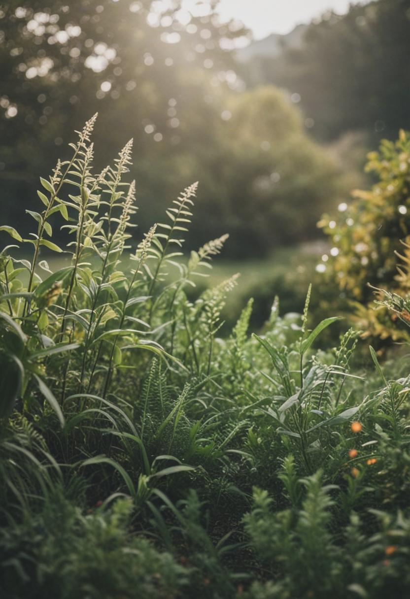 Ethereal plants in soft light, dreamy aesthetic vibe.