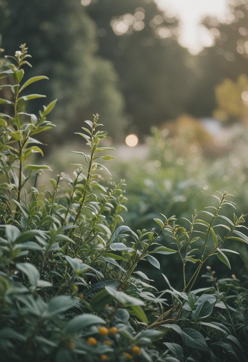 Ethereal plants in soft, dreamy photo aesthetic.