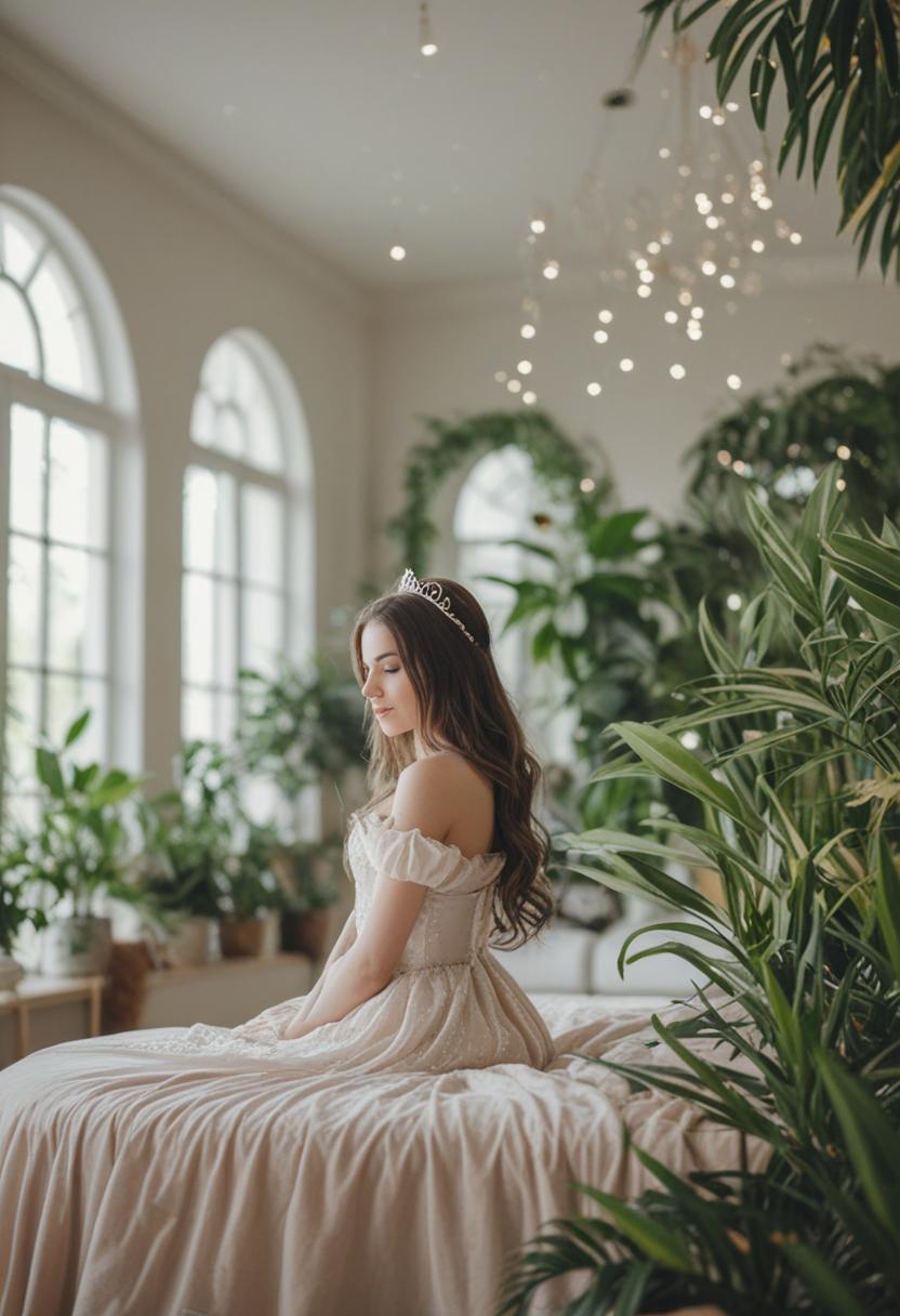 Princess-themed plants with elegant, whimsical designs.