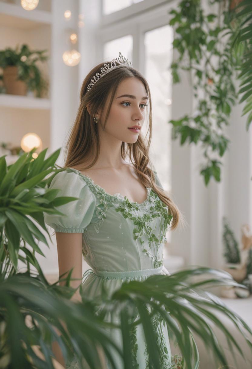 Princess-themed plants with elegant, whimsical designs.