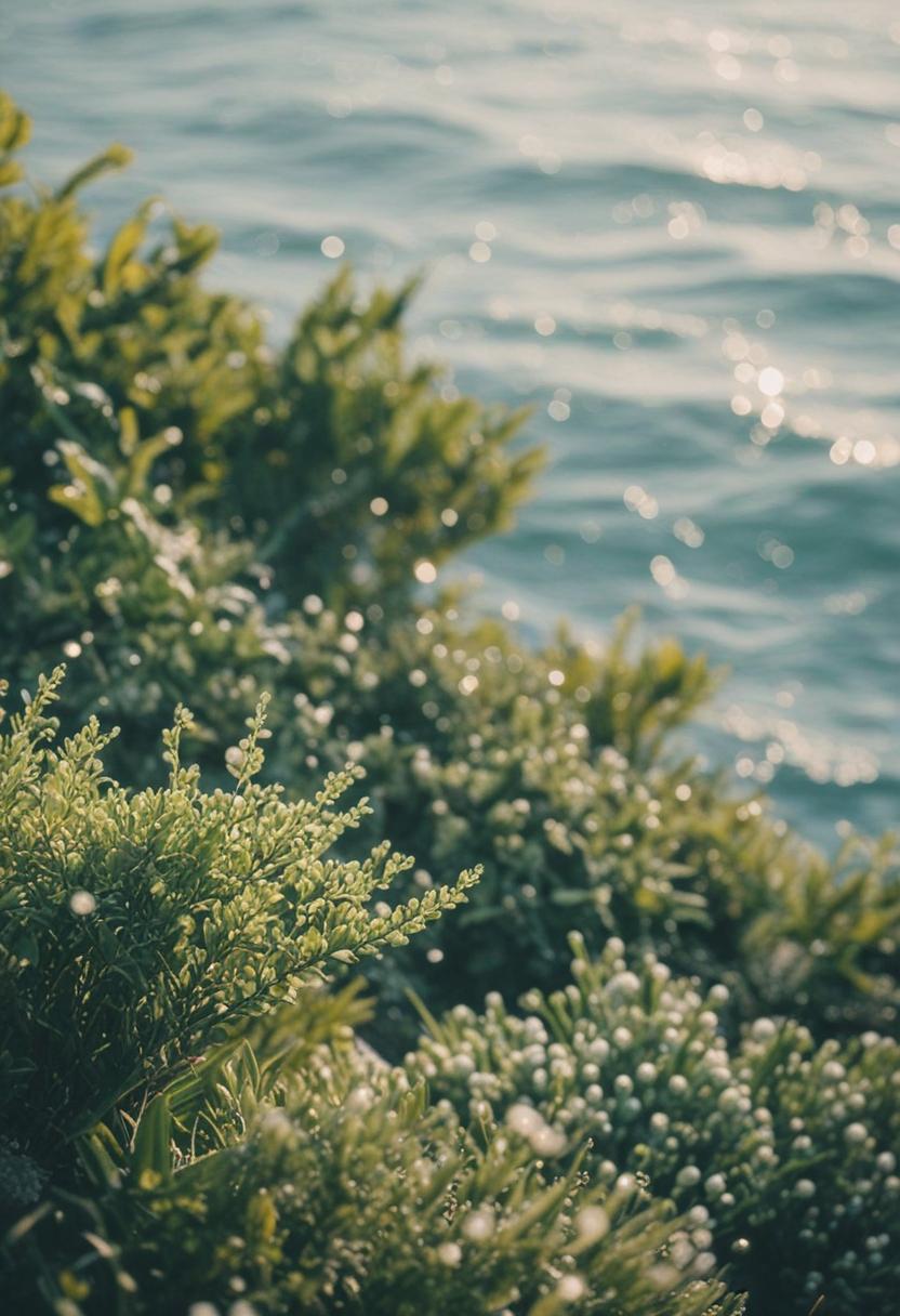Elegant sea-inspired greenery.