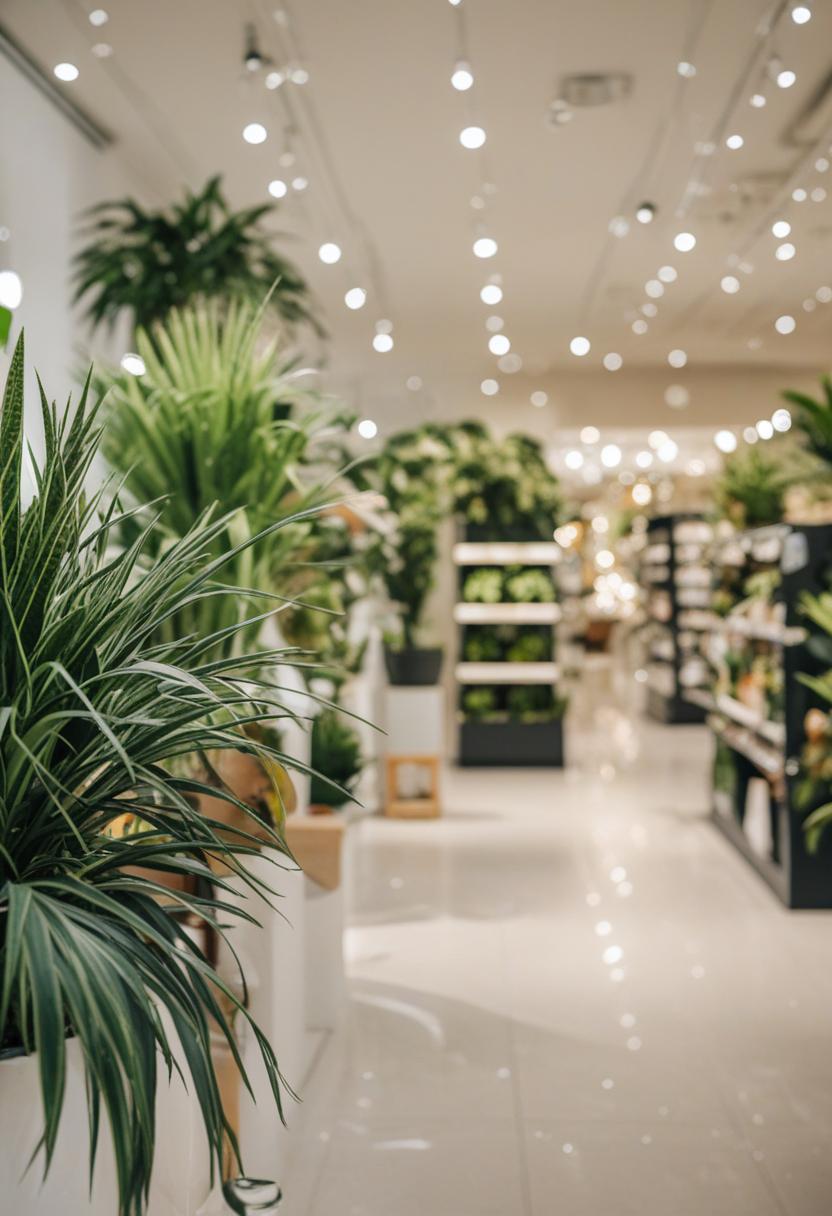 Shopper's green oasis.