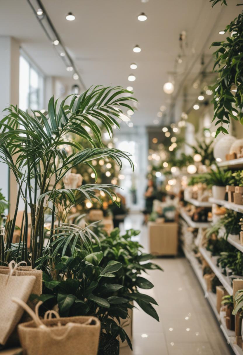 Shopper's green oasis.