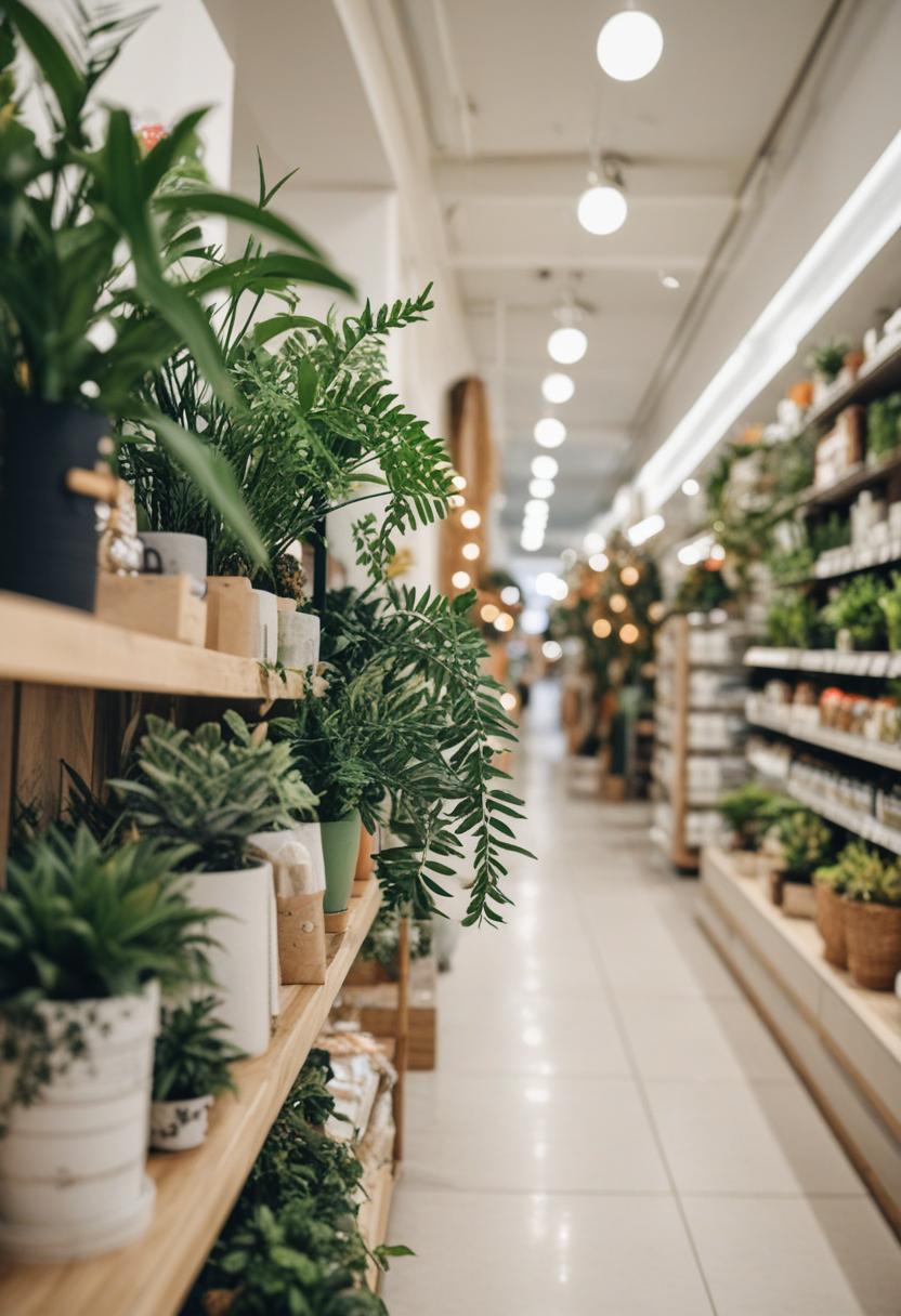 Shoppe plants with a stylish, plant-filled shopping aesthetic.