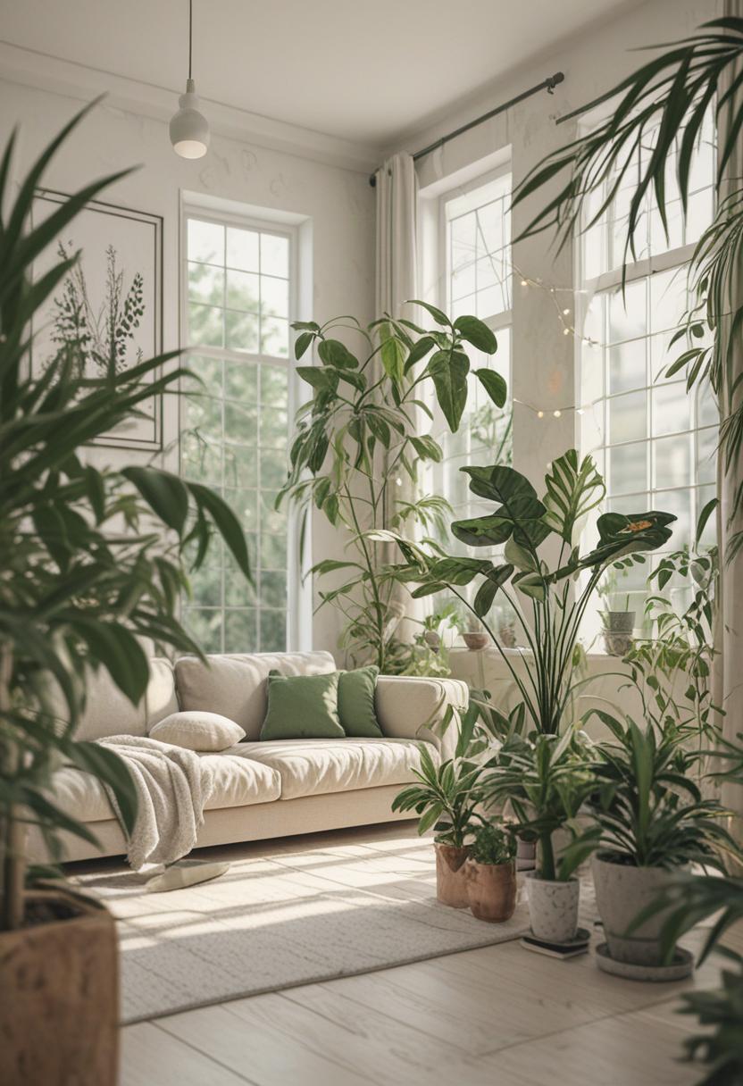 Sketchy plant drawings in a soft, artistic style.