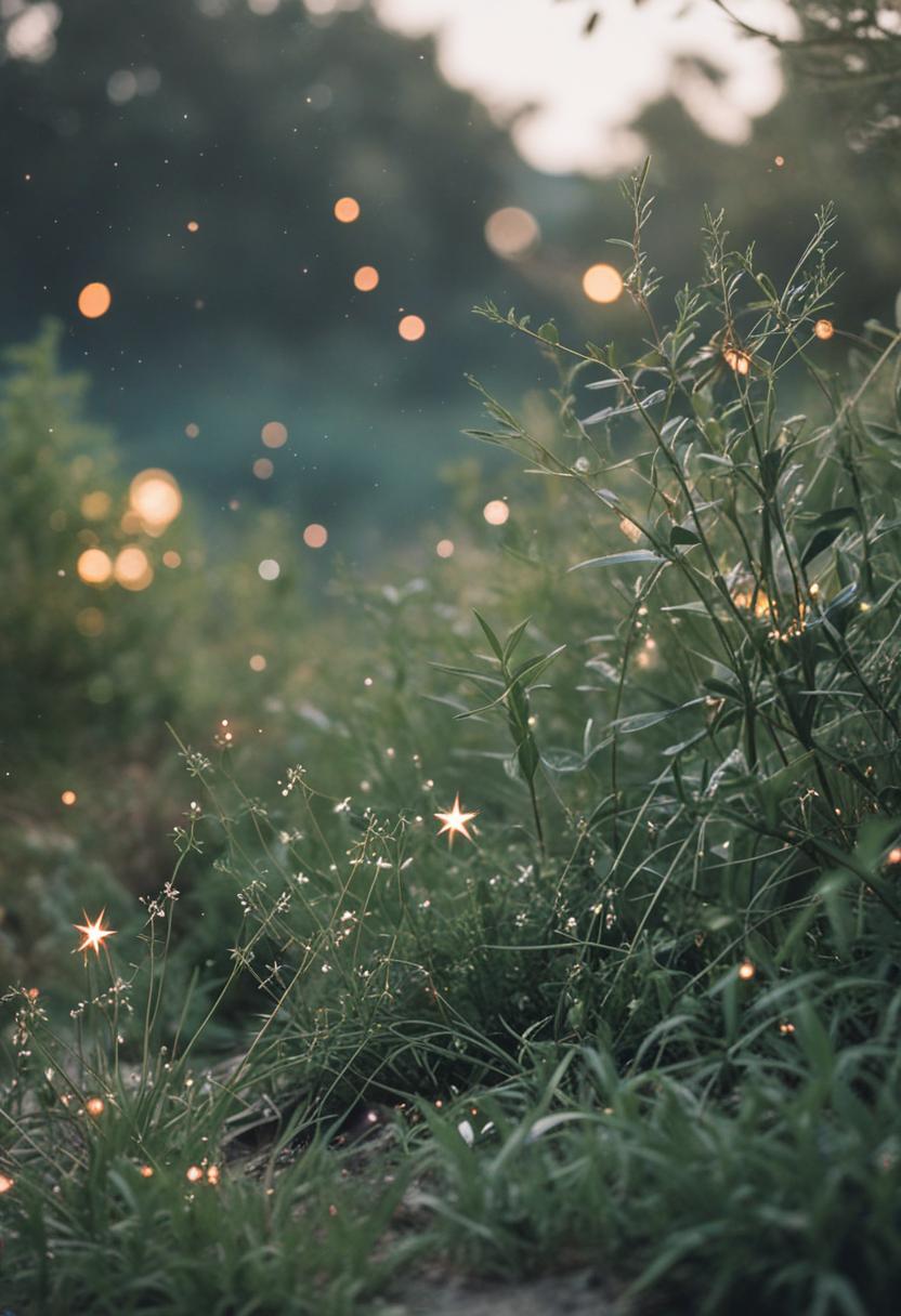 Stylish plants with a cosmic, star-themed vibe.