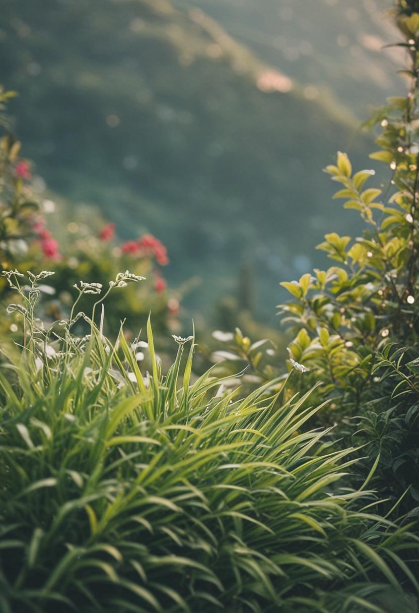 Vibrant greenery with a calming, nature-inspired vibe.