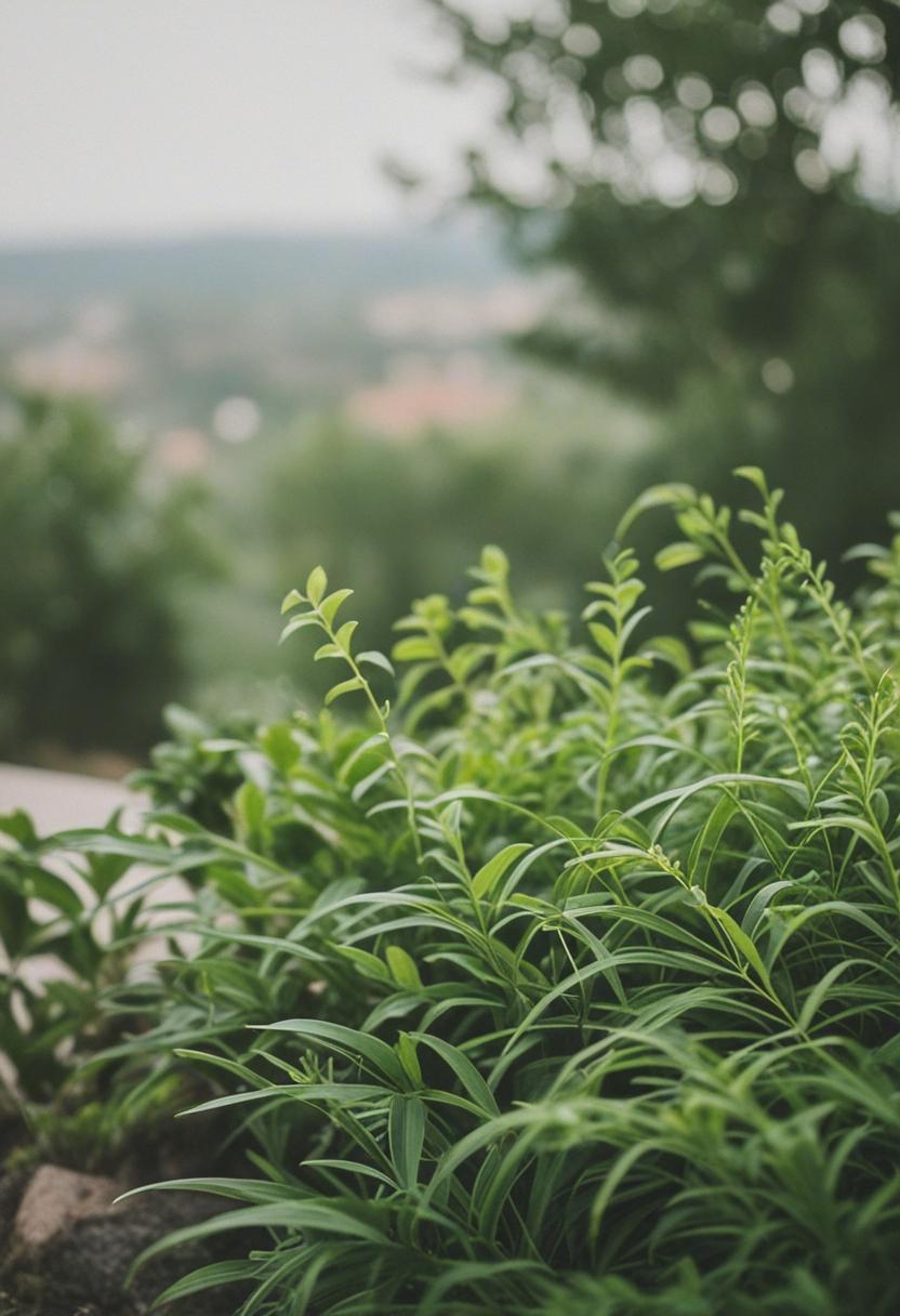 Ethereal plants in a serene, vibe-filled space.