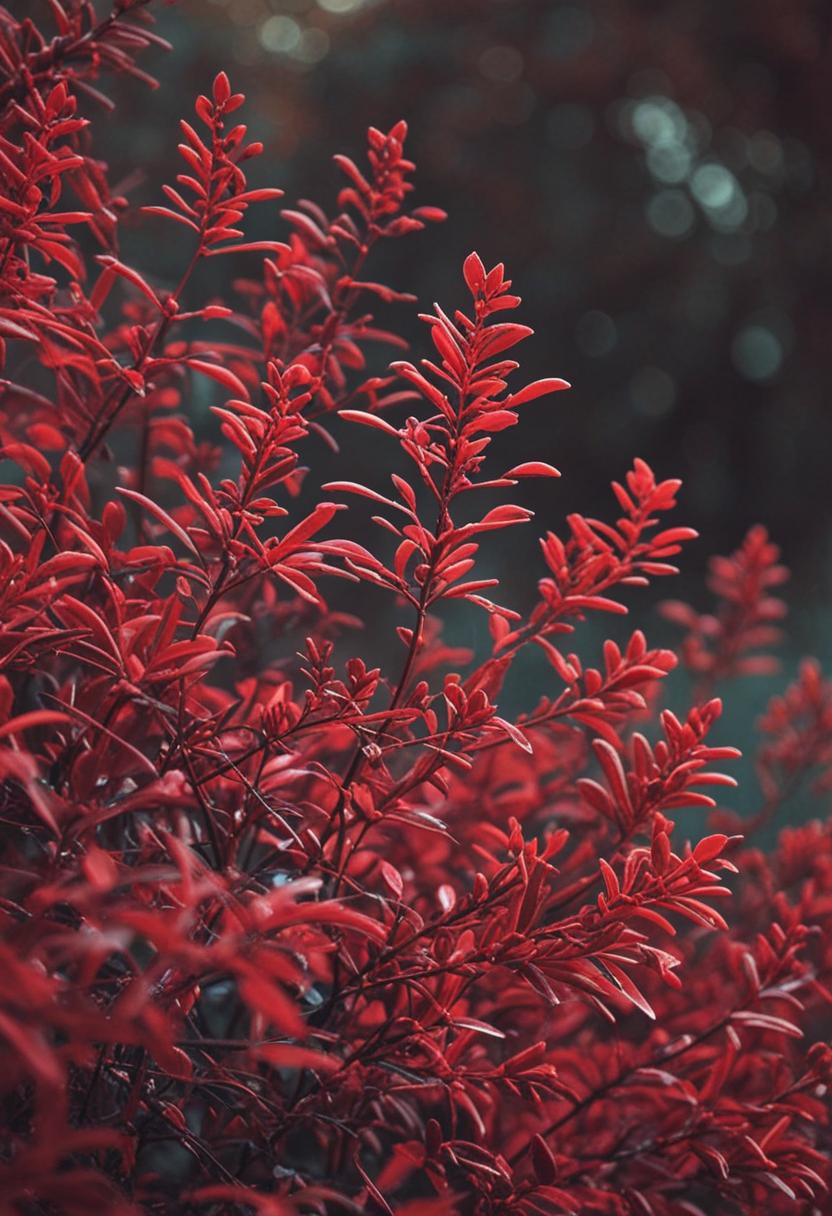 Red backdrop with minimalist white text for high contrast.