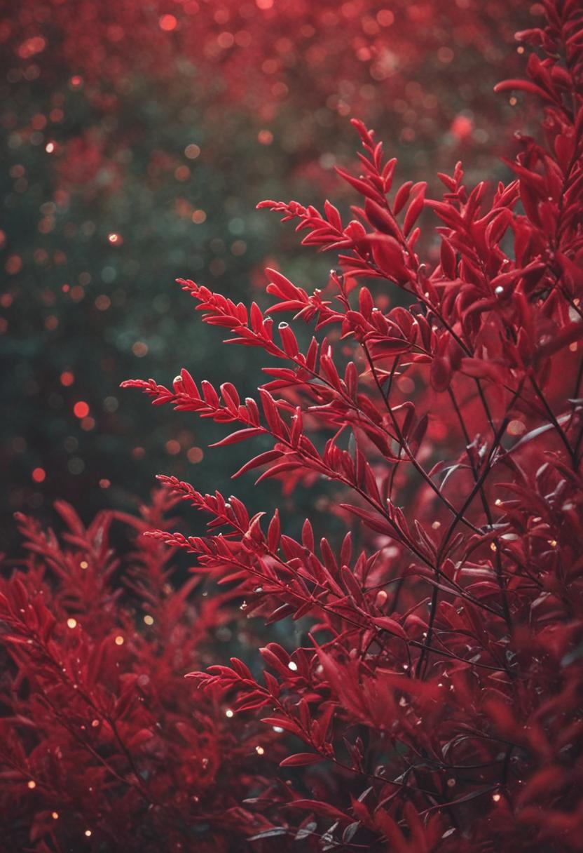 Red background with minimalist white text contrast.