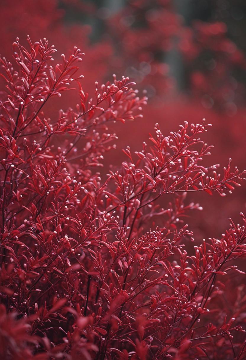 Red background with minimalist white text.