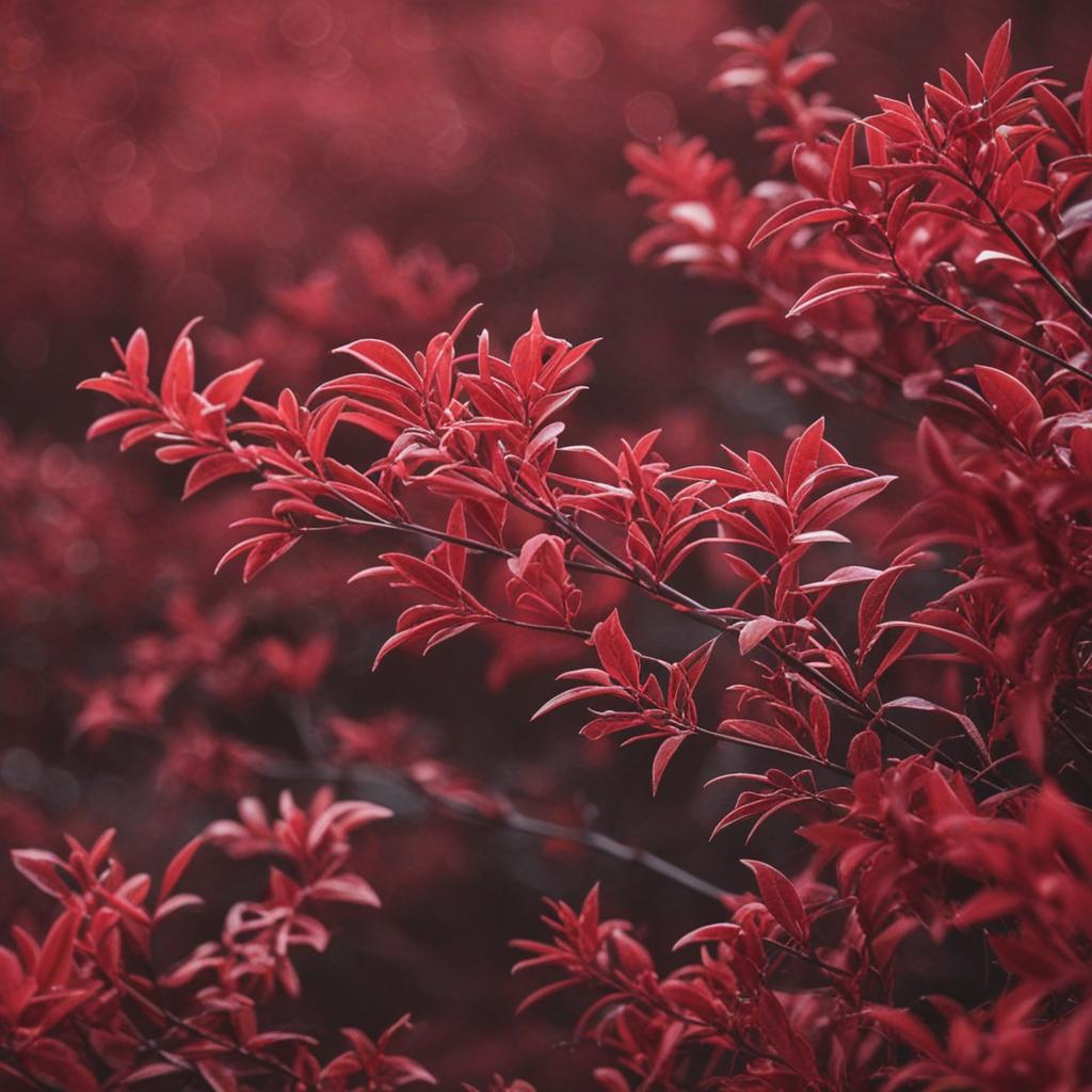 red background aesthetic