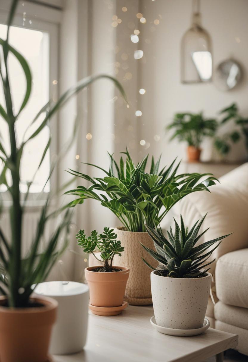 DIY room decor with plants for a fresh, green touch.