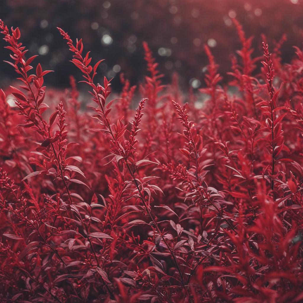 red wallpaper
