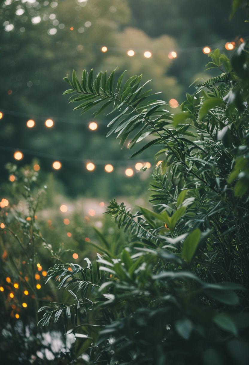 Vibrant plants for a lively party vibe.