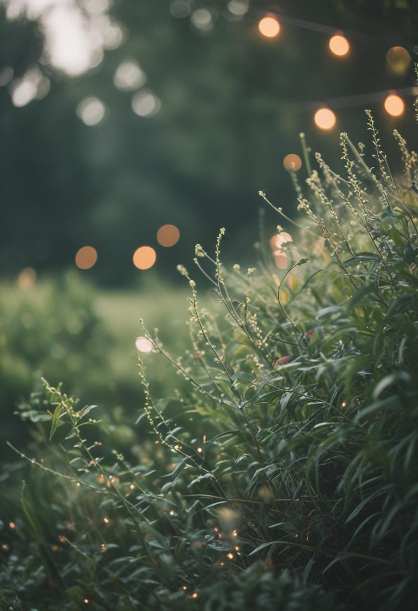 Vibrant plants add a lively touch to a party decor.